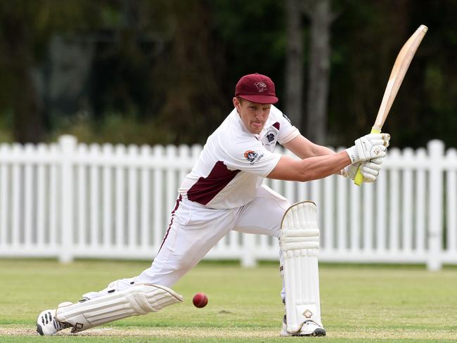 Burleigh batsman Rhys McCarthy came in third overall. Picture: Steve Holland