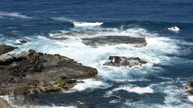 A diver drowned off the rocks at the southeasternmost point of the Mornington Peninsula. Picture: Sarah Matray