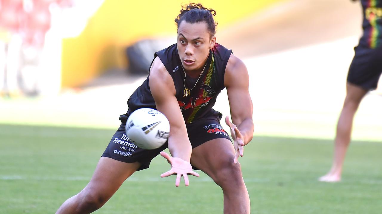 Penrith have declared Jarome Luai will be at the Panthers in 2024. Picture: John Gass