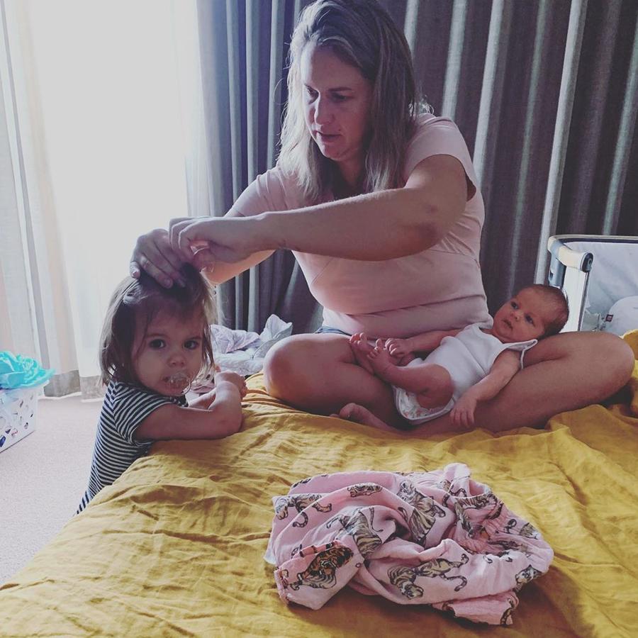 Libby Trickett’s daughter Poppy, 4, captured this snap – a photo Libby said she wouldn’t normally share. Picture: Instagram/LibbyTrickett