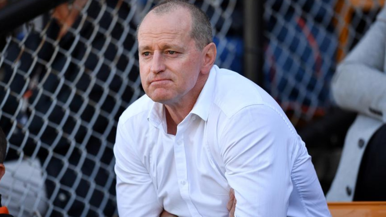 Michael Maguire’s chances of surviving as Wests Tigers coach are 50/50. Picture: Gregg Porteous/NRL Photos