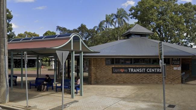 The attack happened outside of the Lismore Transit Centre. Picture: File