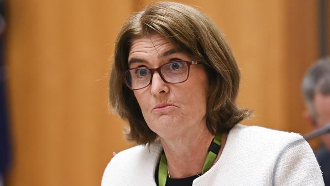 Reserve Bank governor Michele Bullock at Parliament House in Canberra on Friday. Picture: NCA NewsWire / Martin Ollman