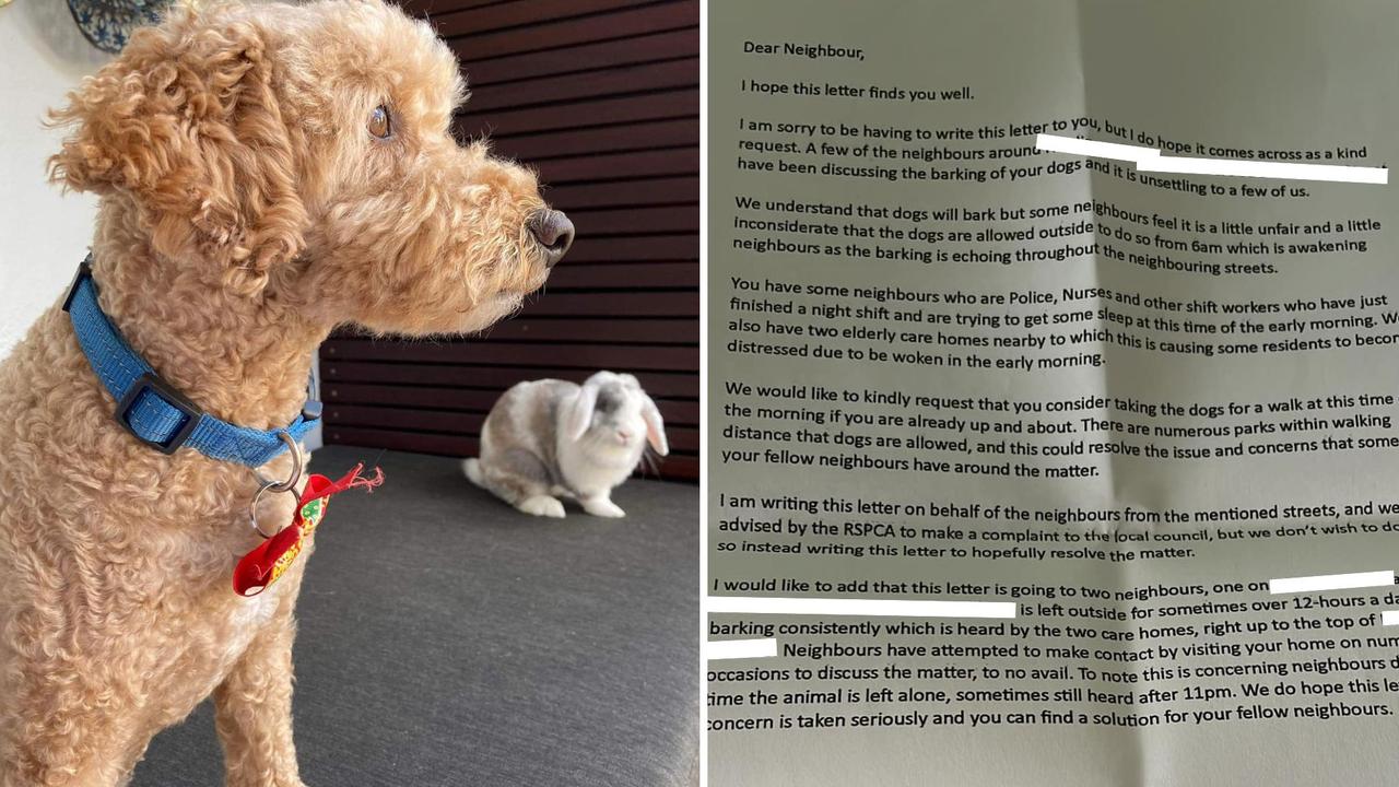 Eastern Sydney woman hits back at bizarre dog demand