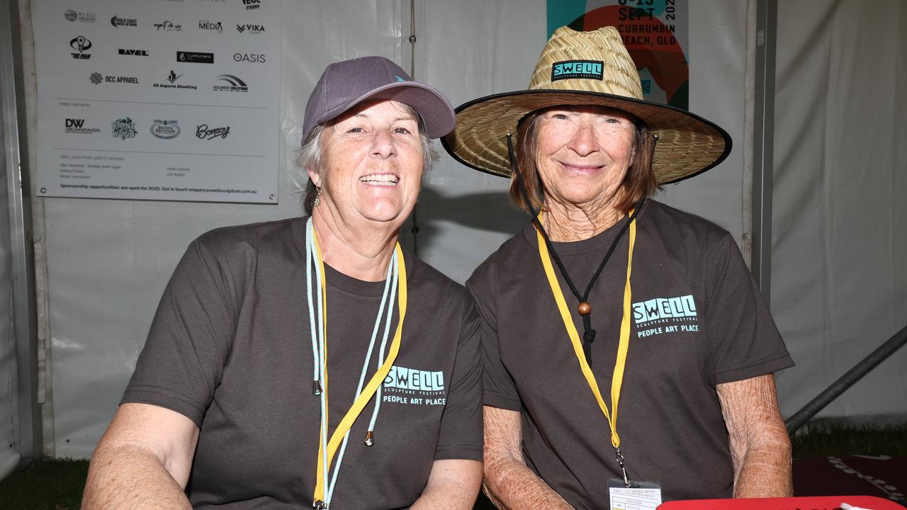 Swell Festival at Currumbin. Sarah Ahearn and Ash Baumann Mermaid Waters. Picture Glenn Hampson