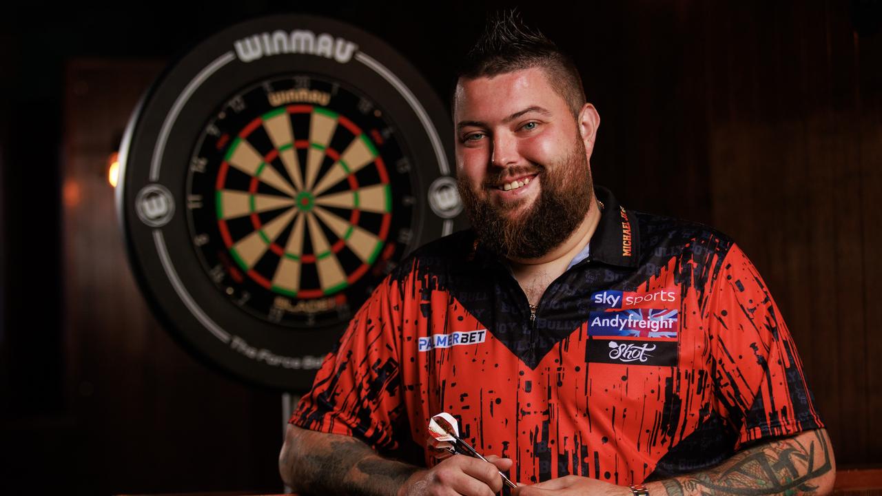 Darts world champion Michael Smith is a cult sporting hero. Picture: Justin Lloyd.