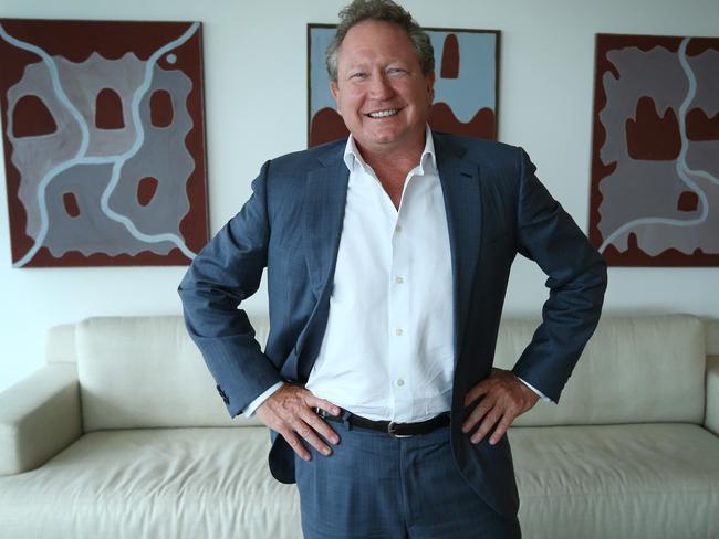 Andrew Forrest has personal motivation, saying every generation of the Forrest family since the death of Lord John Forrest in 1918 has been affected. Picture: Britta Campion/The Australian