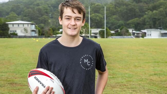 Blair Wheeler from Brighton Roosters at the Michael Crocker Academy. Picture: Richard Walker