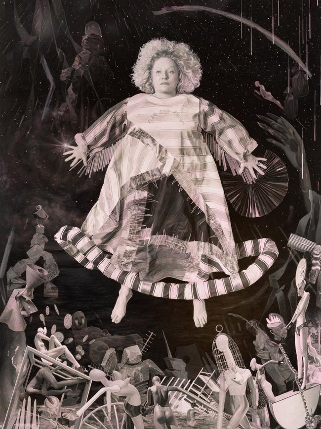 Julie Fragar ‘Flagship Mother Multiverse (Justene)’ © Art Gallery of New South Wales, Jenni Carter Sitter: Justene Williams