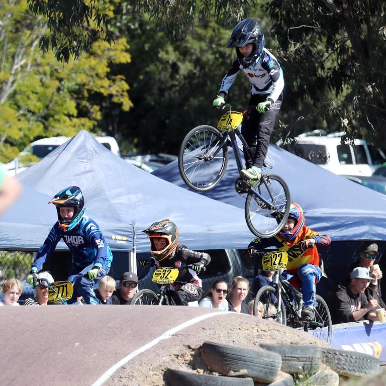 Nerang BMX national series this weekend. Photo of Cameron Gatt in the 10 yrs boys final. Photo by Richard Gosling