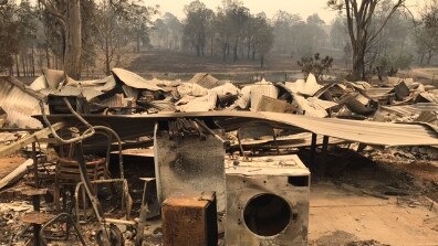 Hancock used a property in Willawarrin to claim $50,000 from the bushfire grants scheme. Supplied.