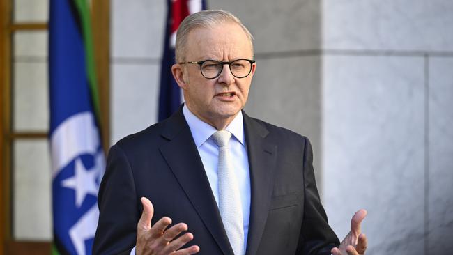 Anthony Albanese has been sworn in as prime minister. Picture: NewsWire / Martin Ollman