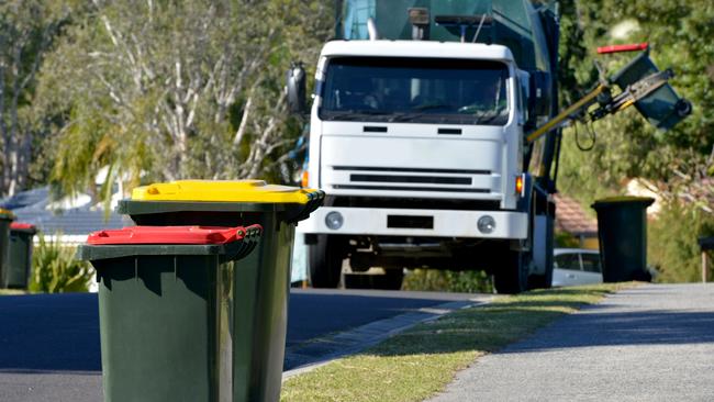 The collision with a garbage truck saw the Hyundai written-off. Picture: File