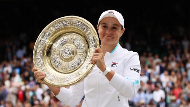 Winning Wimbledon took a lot out of Barty.