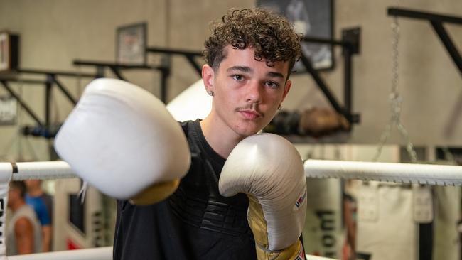 The Daily Telegraph Sunday 24 November 2024Boxer Benji BirchellBoxer Benji Birchell will become AustraliaÃs youngest professional boxer at the age of 15. Picture Thomas Lisson