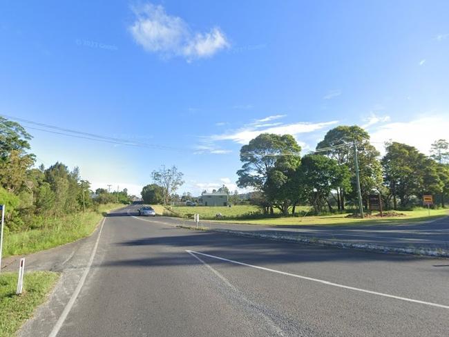 Wilson St, corner Terania St, North Lismore where a couple were pulled over before taking police on a pursuit that ended in a Bentley paddock.