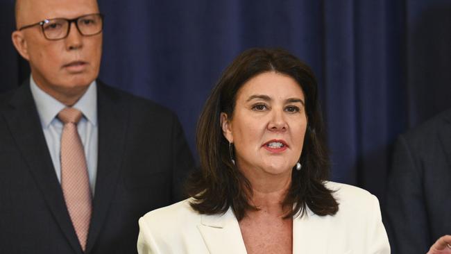 Opposition finance spokeswoman Jane Hume championed the scrapped work-from-home policy. Picture: NewsWire / Martin Ollman