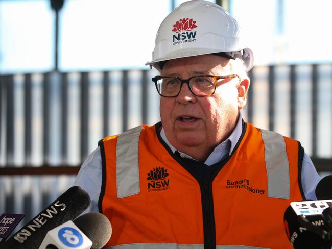 Former NSW Building Commissioner, David Chandler. Picture: Gaye Gerard