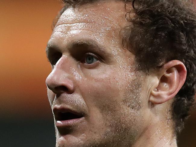 SYDNEY, AUSTRALIA - AUGUST 26: Alessandro Diamanti of United looks on during the A-League Semi Final match between Melbourne City and Western United at Bankwest Stadium on August 26, 2020 in Sydney, Australia. (Photo by Mark Metcalfe/Getty Images)