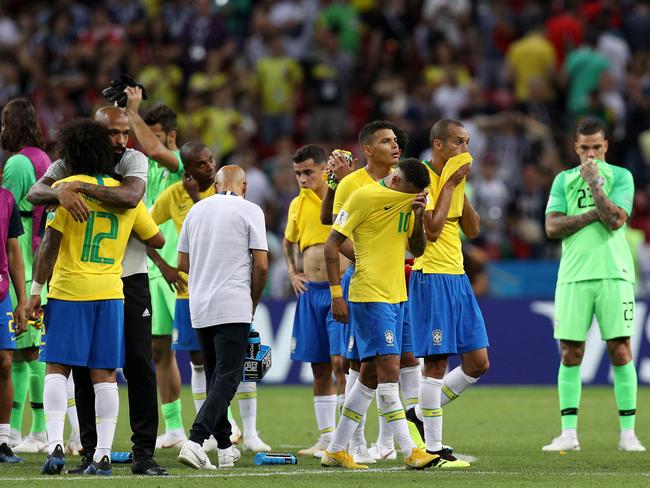 It was heartbreak all around for Brazil.