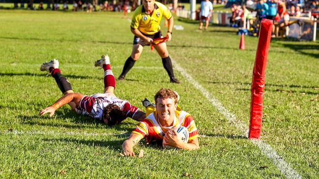 Jett McCarthy put the Comets ahead 10-0. Picture: D Wigley