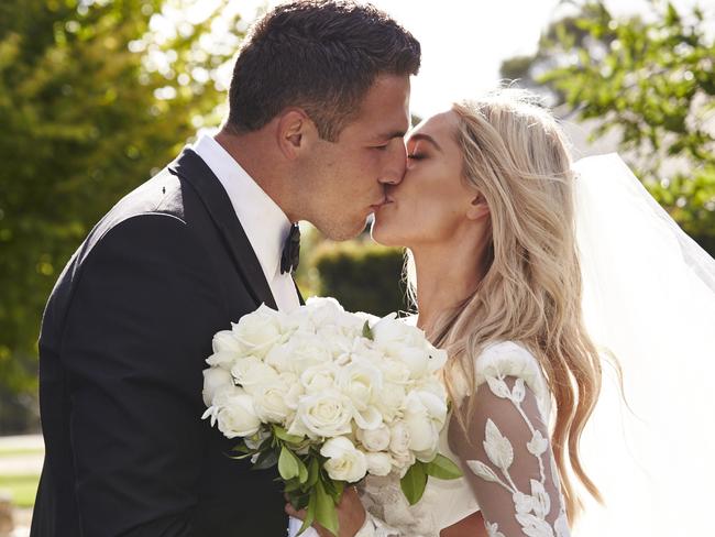 Sam Burgess and Phoebe Hooke married at a lavish ceremony in Bowral in 2015.