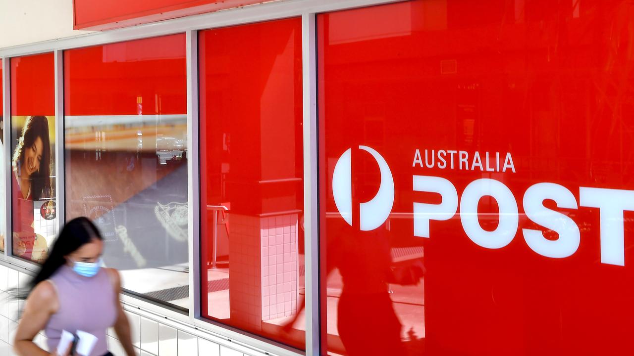 Australia Post has been forced to pause parcel pick ups as they are inundated. Picture: NCA NewsWire / John Gass