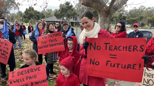 Wagga High School teacher Heloise Gooden said there was a staffing shortage at her school. Picture: Patrick Morrow