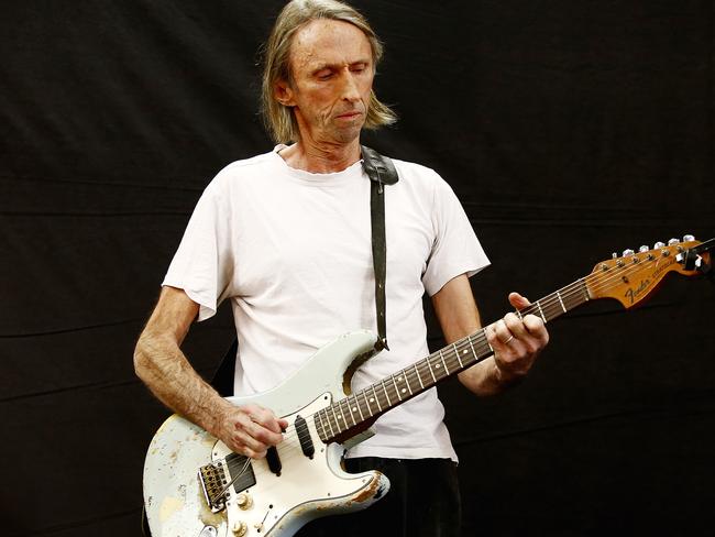 Reg Mombassa from Dog Trumpet, performs. The Save Bondi Pavillion Concert in Bondi Pavillion. Picture: John Appleyard