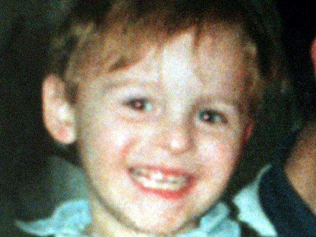 FILE:- An undated file picture of James Bulger who was beaten to death by Jon Venables and Robert Thompson on a railway line in Liverpool, England, in February 1993. (AP Photo/PA/files) UNITED KINGDOM OUT MAGAZINES OUT NO SALES