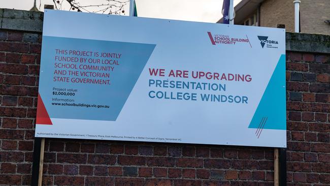 Presentation College Windsor in Dandenong Road is to close at the end of 2020. Picture: Sarah Matray