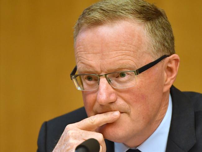 Reserve Bank of Australia Governor Philip Lowe appears before The House of Representatives Standing Committee on Economics at Parliament House in Canberra, Friday, February 7, 2020. (AAP Image/Mick Tsikas) NO ARCHIVING