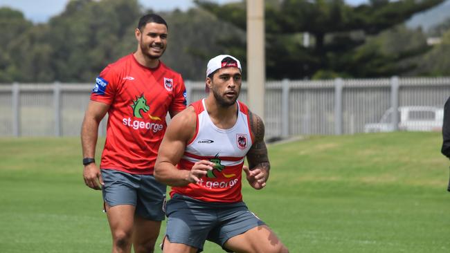 The training may be harder but Jordan Pereira says Anthony Griffin has been great for the Dragons. Picture: Dragons