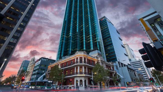 108 St Georges Terrace in the Perth CBD is on the market.