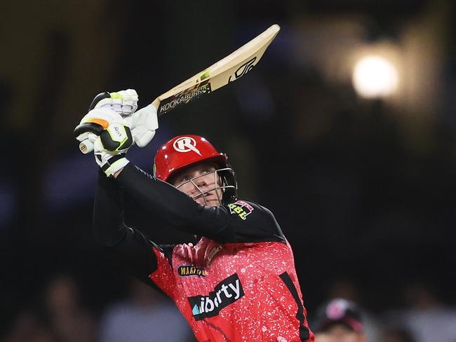 SYDNEY, AUSTRALIA - DECEMBER 08:  Jake Fraser-McGurk of the Renegades bats during the BBL match between Sydney Sixers and Melbourne Renegades at Sydney Cricket Ground, on December 08, 2023, in Sydney, Australia. (Photo by Matt King/Getty Images)