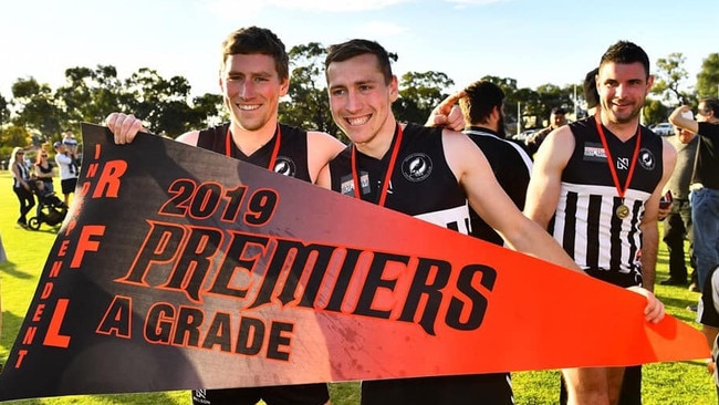 Former Waikerie gun Jacob Grieger (right) with brother Jack Grieger. Picture: Facebook