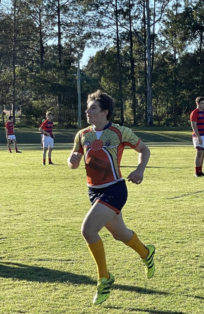 WestMAC rugby players in action.