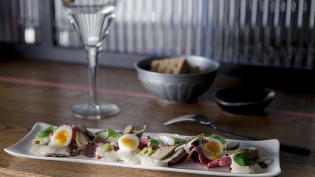 Vitello tonnato at Juliet bar, Melbourne