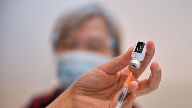 Employers want to force the pace of Covid vaccination in Australia. Picture: AFP