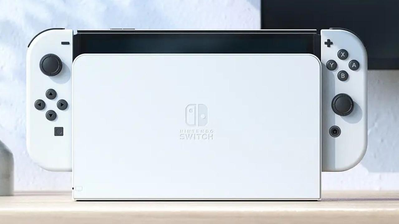 Nintendo Switch - Console OLED Model - White and Ring Fit