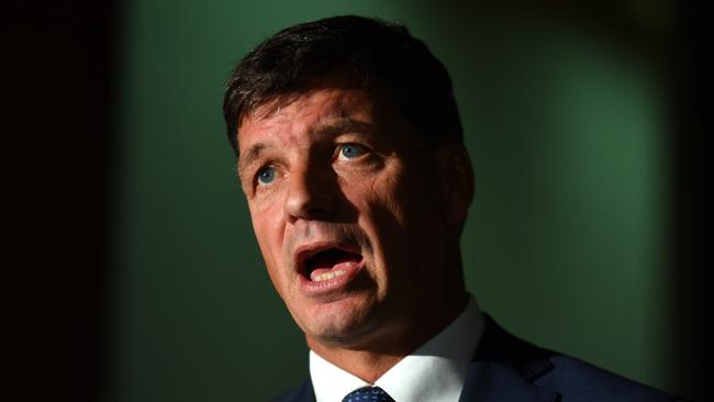 Energy and Emissions ­Reduction Minister Angus Taylor. Picture: AAP