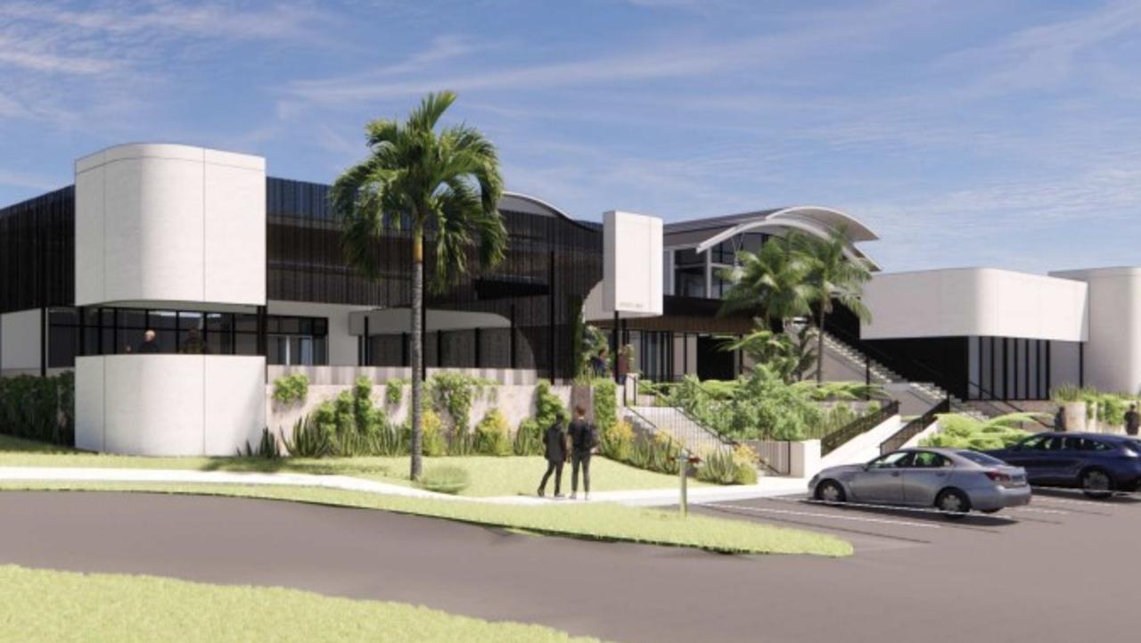 Magpies Sporting Club has lodged plans to Mackay Regional Council to almost double the club's footprint. This is what the exterior of the club after the completion of Stages 1 and 2. Picture: Contributed