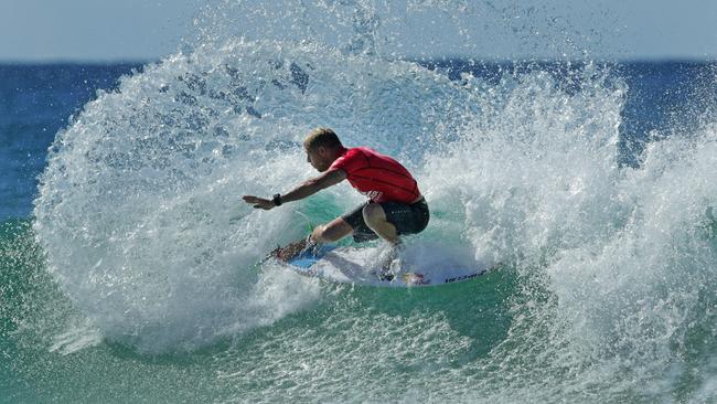 Mick Fanning. Action at the 2015 Quiksilver/Roxy Pro at Snapper Rocks. Pics Tim Marsden