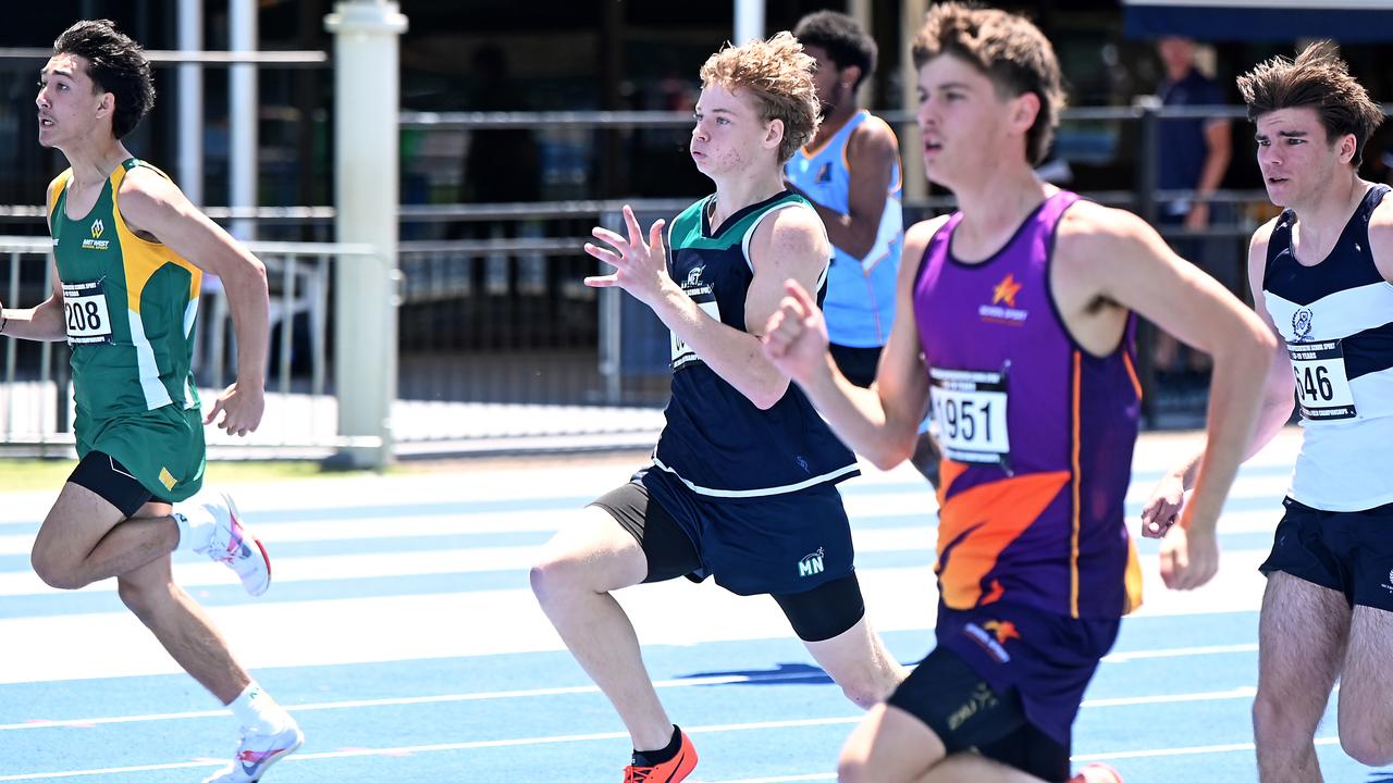 Queensland Representative School Sport track and field championships in Brisbane. Saturday October 12, 2024. Picture, John Gass