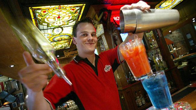 After a colourful drink? Tim Wopshott from the TGI Fridays of yesteryear will help you out. Picture: Bar Flairer 