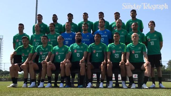 Socceroos World Cup team photo time lapse vision