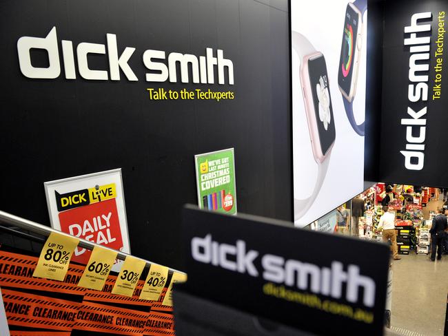 An email reveals that Dick Smith encouraged its staff to snap up the bargains during its fire sale. Picture: AAP Image/Joel Carrett