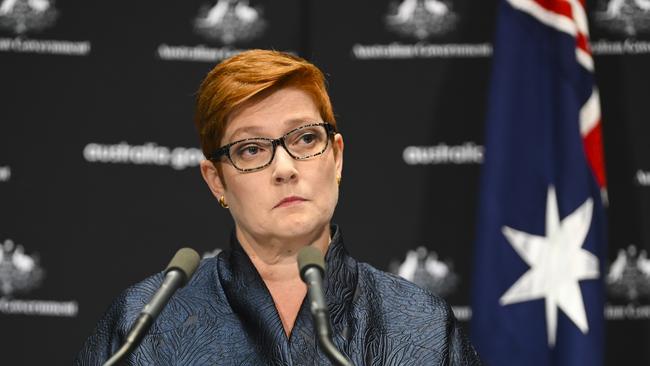 Foreign Minister Marise Payne says her concerns over China’s coronavirus transparency are at a high point.