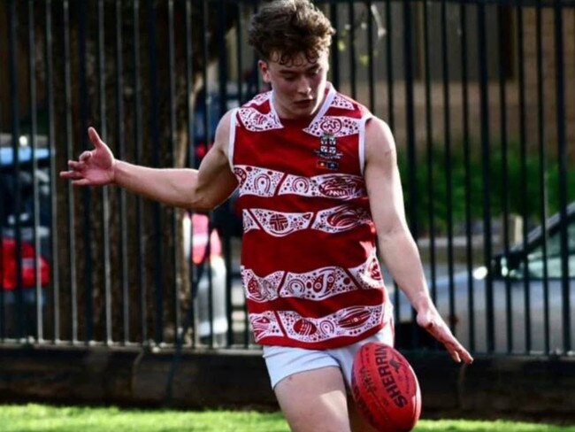 Kane McAuliffe remains one of the most talented players in First XVIII college footy. Picture: Prince Alfred College