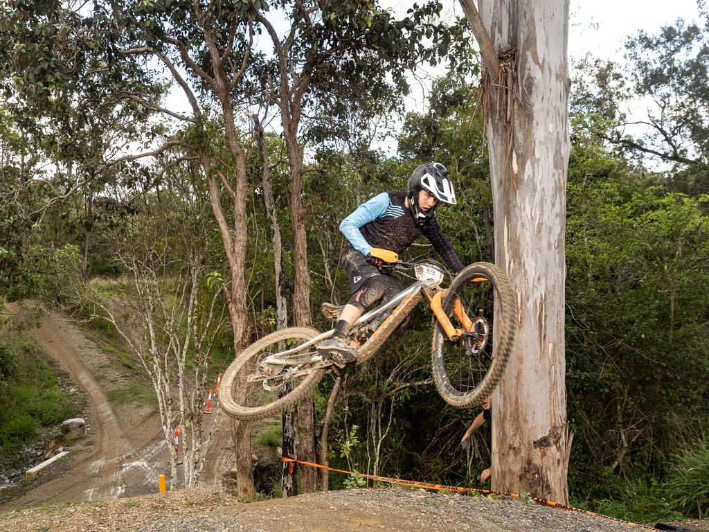 Mountain bike riders from across Australia descended on the Pioneer Valley at the weekend for the inaugural Rocky Trail Entertainment Fox Superflow at Finch Hatton in July, 2024. Picture: Rocky Trail Entertainment